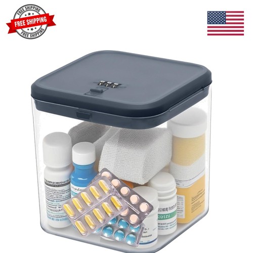 Clear medicine lock - medicine, with