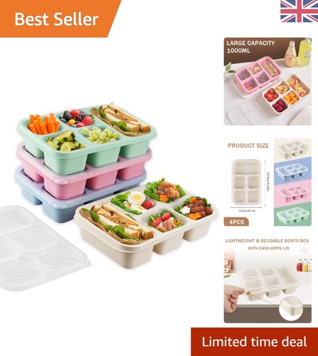 Versatile pack snack boxes - 4-pack,
