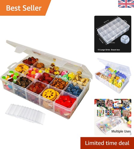 Versatile large snack box with - snack,