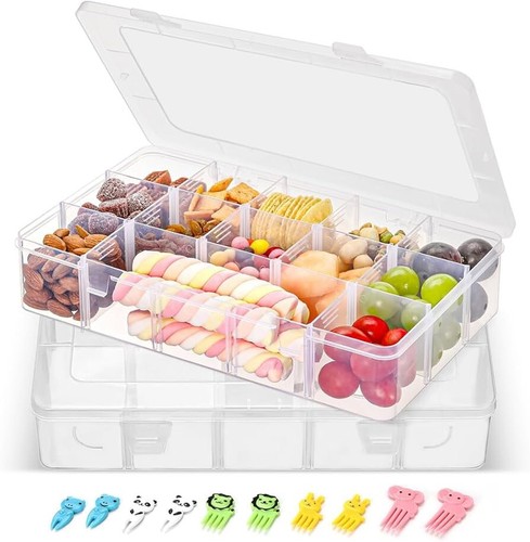 Snack box with - with, compartments