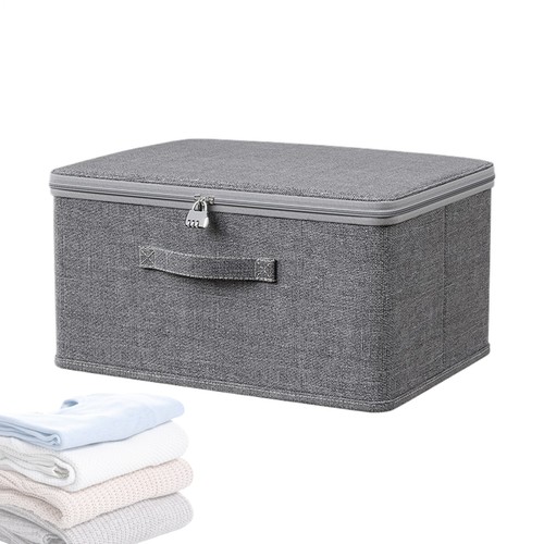 Lockable storage bin clothes - lockable,