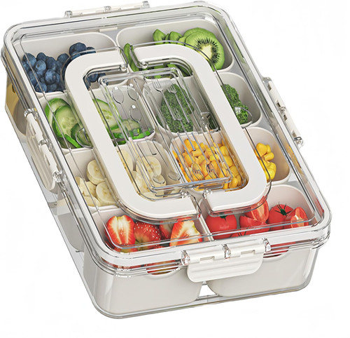 Snack box with compartments - box,