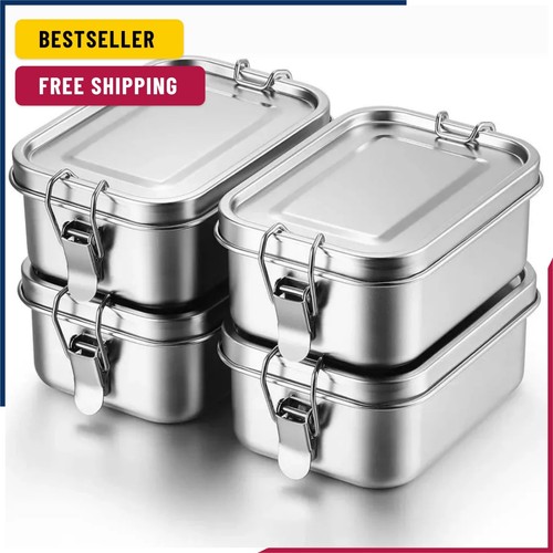 Stainless steel bento box - bento,