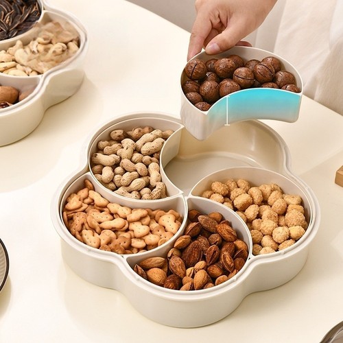 Section snack box with - snack,