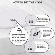 Medication Lock Box With Code